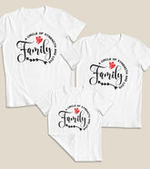 Family Strength And Love Unisex Half Sleeve T-Shirts (Pack of 3)